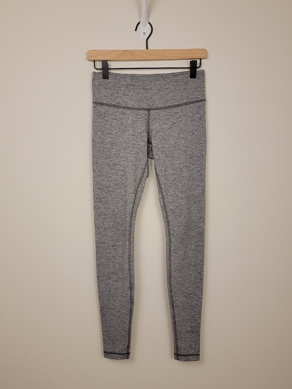 Lululemon Wunder Under High Rise Tight Light Heathered Grey Space Dye Size 6